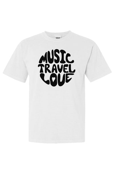 Music Travel Love Retro (White)