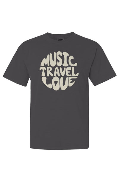 Music Travel Love Retro (Grey)